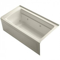 Archer 5 ft. Whirlpool Tub in Almond