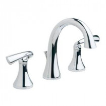 Brenna 8 in. Widespread 2-Handle Mid-Arc Bathroom Faucet in Chrome