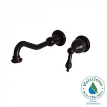 Traditional Wall-Mount 1-Handle Vessel Bathroom Faucet in Oil Rubbed Bronze