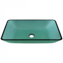 Glass Vessel Sink in Emerald