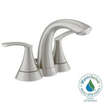 Darcy 4 in. Centerset 2-Handle Bathroom Faucet in Spot Resist Brushed Nickel