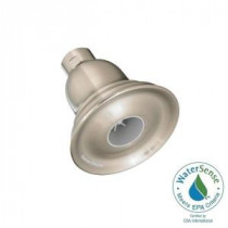 FloWise Traditional Water-Saving 1-Spray 3.25 in. Showerhead in Satin Nickel