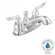Princeton 4 in. Centerset 2-Handle Low-Arc Bathroom Faucet in Polished Chrome