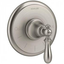 Artifacts Swing Lever 1-Handle Thermostatic Valve Trim Kit in Vibrant Brushed Nickel (Valve Not Included)