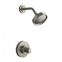 Oblo Shower Faucet Trim Valve Not Included in Vibrant Brushed Nickel (Valve Not Included)