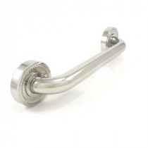 Platinum Designer Series 16 in. x 1.25 in. Grab Bar Rope in Polished Stainless Steel (19 in. Overall Length)
