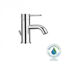 Elba Single Hole 1-Handle Low-Arc Bathroom Faucet in Chrome