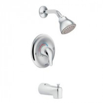 Chateau Posi-Temp Single-Handle 1-Spray Tub and Shower Faucet in Chrome