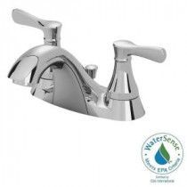 Alejandra 4 in. Centerset 2-Handle Low Arc Bathroom Faucet in Polished Chrome