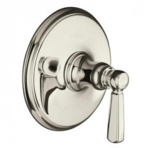 Bancroft 1-Handle Thermostatic Valve Trim Kit in Vibrant Polished Nickel (Valve Not Included)