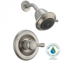 Leland 1-Handle 3-Spray Shower Faucet Trim Kit in Stainless (Valve Not Included)