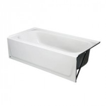 Mauicast 5 ft. Right Drain Soaking Tub in White