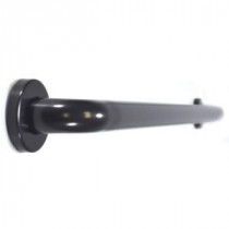 Premium 48 in. x 1.5 in. Polyester Painted Stainless Steel Grab Bar in Oil Rubbed Bronze (51 in. Overall Length)