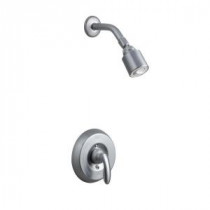 Coralais 1-Handle Shower Faucet Trim Only in Brushed Chrome
