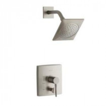 Stance 1-Handle Shower Faucet Trim Kit in Vibrant Brushed Nickel (Valve Not Included)