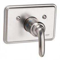 Talia Single Handle Grohtherm Thermostat Valve Trim Kit in Brushed Nickel (Valve Sold Separately)