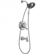 Linden In2ition 1-Handle Tub and Shower Faucet Trim Kit in Chrome (Valve Not Included)