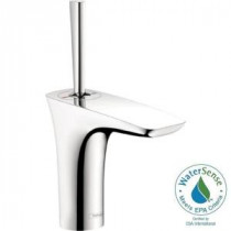 PuraVida Single Hole 1-Handle Mid-Arc Bathroom Faucet in Chrome