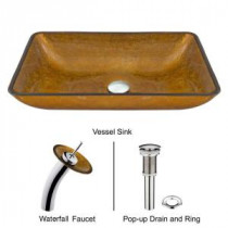 Vessel Sink in Copper with Faucet Set in Coppers