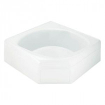 Ensemble 5 ft. Center Drain Soaking Tub in White