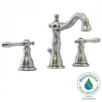 Lyndhurst 8 in. Widespread 2-Handle High-Arc Bathroom Faucet in Brushed Nickel