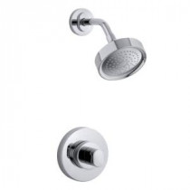 Oblo Rite-Temp 1-Spray 1-Handle Pressure-Balancing Shower Faucet Trim in Vibrant Polished Nickel (Valve Not Included)