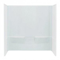 Performa 3-1/2 in. x 30 in. x 60-1/4 in. 1-piece Direct-to-Stud Tub and Shower Back Wall in White