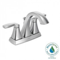 Voss 4 in. Centerset 2-Handle Bathroom Faucet in Chrome