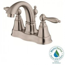 Fairmont 4 in. 2-Handle Bathroom Faucet in Brushed Nickel