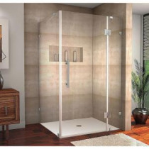 Avalux 42 in. x 30 in. x 72 in. Completely Frameless Shower Enclosure in Chrome