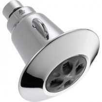 1-Spray Adjustable Setting Water Efficient H2Okinetic Shower Head in Chrome