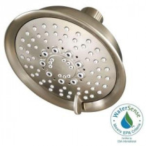 Universal WaterSense 5-Spray 5.1/4 in. Showerhead in Brushed Stainless Steel