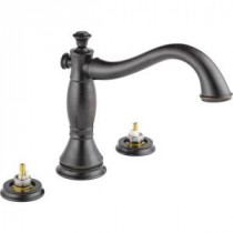 Cassidy 2-Handle Deck-Mount Roman Tub Faucet Trim Kit Only in Venetian Bronze (Valve and Handles Not Included)