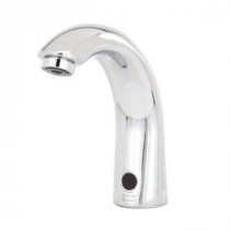 Selectronic AC Powered Single Hole Touchless Bathroom Faucet with Cast Spout in Polished Chrome