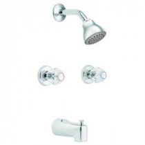 Chateau 2-Handle Tub and Shower Faucet in Chrome