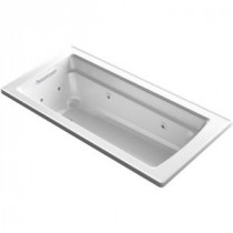 Archer 5.5 ft. Walk-In Whirlpool and Air Bath Tub with Bask Heated Surface in White