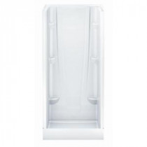 A2 32 in. x 32 in. x 76 in. Shower Stall in White