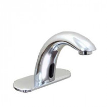 Battery-Powered Hands Free Automatic Electronic Sensor Bathroom Faucet in Chrome
