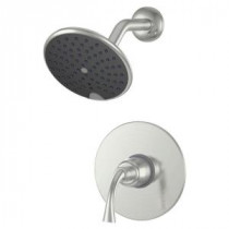 Twist Single-Handle Single Spray Shower Faucet in Brushed Nickel