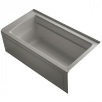 Archer 5 ft. Right-Hand Drain Acrylic Soaking Tub in Cashmere