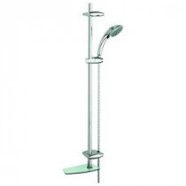 Movario 5-Spray Hand Shower in StarLight Chrome with Wall Bar