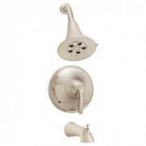 Chelsea Single-Handle 3-Spray Tub and Shower Faucet in Brushed Nickel