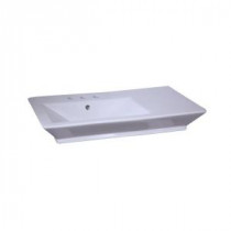 Aristocrat 19-3/8 in. Above Counter Sink Basin in White