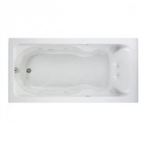 Lifetime Cadet EverClean 6 ft. x 36 in. Whirlpool Tub with Reversible Drain in White