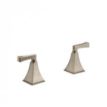 Memoirs 2-Handle Deck-Mount Bath Valve Trim Kit with Deco Lever Handles in Vibrant Brushed Bronze (Valve Not Included)