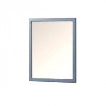 Liverpool 30 in. H x 24 in. W Framed Wall Mirror in Canada Light Gray