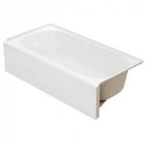 Victory 4.5 ft. Right Drain Soaking Tub in White