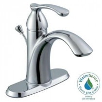 Edgewood 4 in. Centerset 1-Handle Bathroom Faucet in Chrome