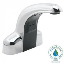Sensorflo Battery-Powered Single Hole Touchless Bathroom Faucet in Polished Chrome