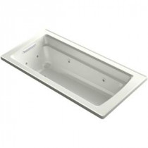 Archer 5.5 ft. Whirlpool Tub in Dune